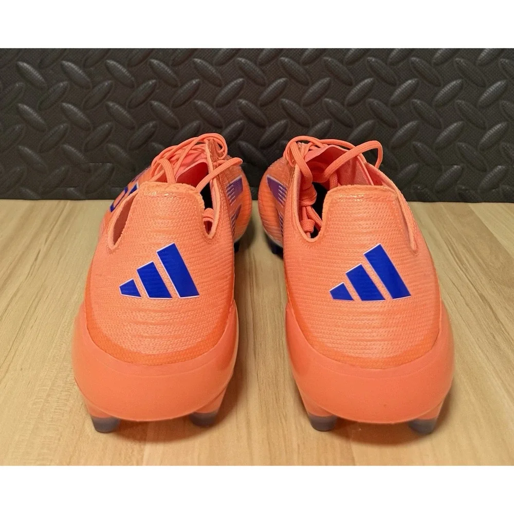Adidas F50 Elite AG Soccer Cleats Beam Orange Blue JH7637 Mens Size 13 NEW